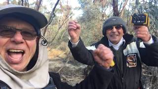 GOLD HUNTER 11 8 2018 Tony Famo Using the Monster With Support of My Radar Detector ;