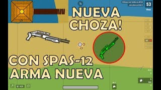 ACTUALIZACIÓN SPAS-12 NUEVA ARMA ESCOPETA Y CHOZA NUEVA surviv.io
