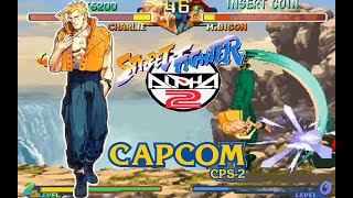 street Fighter Alpha 2 Expert difficulty Charlie Nash  no Lose playthrough