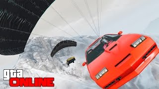 ЗАПУСТИЛ МАШИНУ С ПАРАШЮТОМ В КОСМОС В GTA 5!