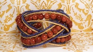 Браслет из проволоки с памятью. Bracelet from a wire with memory.