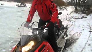 Polaris voyager 600 по тонкому льду