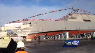 WATCH as USS Milwaukee is launched