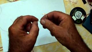 attaching the hooks to the fishing-line - δεσιματα. αγκιστρια στο παραμαλο,sotos fishing