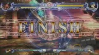 BlazBlue - Nikudaibutsu(Tager) vs. DB Aikouka(Noel) 1