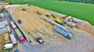 BIG CORN SILAGE 2017 Smržice Agro Haná CZ  2x Rolba Jeantil Czech Republic