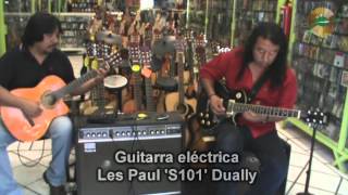 Probando guitarra eléctrica Les Paul S101 Dually