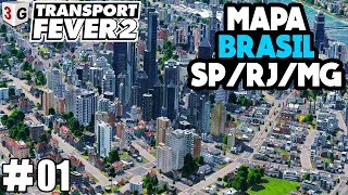 VEJA ESSE INCRÍVEL MAPA BRASILEIRO PARA TRANSPORT FEVER 2 #01