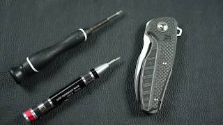 Custom Knife Factory Aich: How to disassemble and maintain