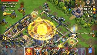 2018-08-09 Dominations War attack 5* 100% (lvl 259) with Last Outlaws!!