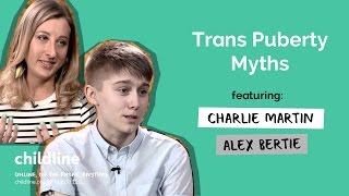 Trans Puberty Myths ft. Alex Bertie & Charlie Martin | Voice Box | Childline