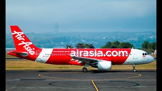 AIRASIA BIJB Kertajati (KJT) to I Gusti Ngurah Rai Denpasar Bali (DPS) QZ-721 Registrasi PK AXX