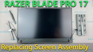 Razer Blade Pro 17 Top Screen Cover Replacement