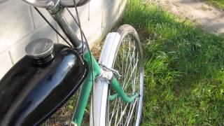 Rower Ural z silnikiem D8E - początek. Велосипед Урал с двигателем Д8Э - источник