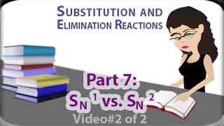 SN1 vs SN2 Practice Examples (vid 2 of 2) by Leah4sci