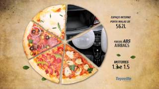Cheirinho de carro novo e pizza irresistíveis