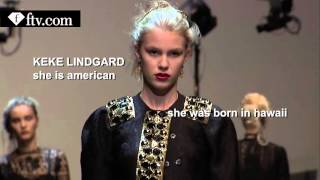 KEKE LINDGARD-FRESH FACES WOMAN S-S 2010