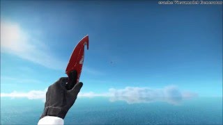 New CSGO Knife / Gut Knife Crimson Web FT