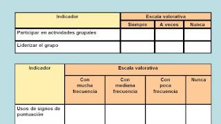 instrumentos de evaluacion por competencias