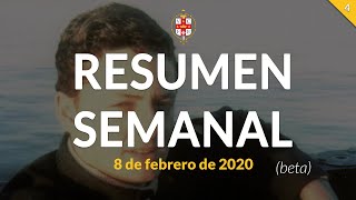 Resumen semanal (8 de febrero de 2020)