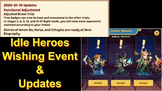 Idle Heroes Wishing Event and Brave Trail Update - Aureolin Heartrate Gaming