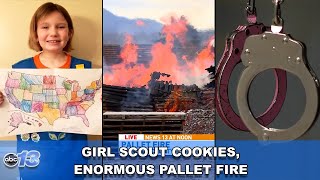Jail Program for Drug Addiction, Girl Scout Sells Cookies Nation-Wide, Giant Pallet Fire, & More!
