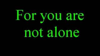 You are not alone - X factor finalists + Lyrics