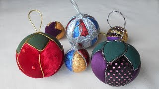 Елочные игрушки в технике кимекоми