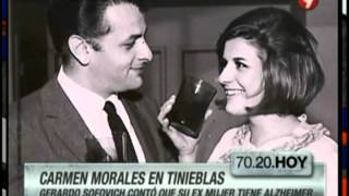 Carmen Morales en las tinieblas:  Gerardo Sofovich, su ex, contó que tiene Alzheimer