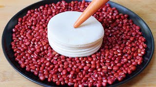 【小穎美食】餃子皮別包餃子了，加一碗紅豆，出鍋软糯香甜，一口一個太香了
