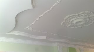 потолок 4. Дворцовая классика из гипсокартона, с лепниной. Gypsum ceilings, beautiful classic.