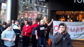 Occupy Liverpool Protest