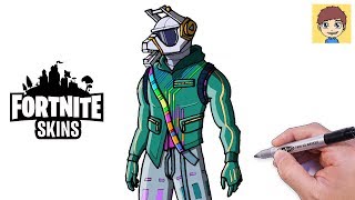 как нарисовать Fortnite DJ Yonder легко - уроки рисования