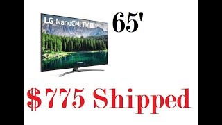 LG Electronics 65SM8600PUA 65 4K UHD Smart LED TV (2019) $775