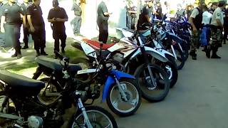 Motos fueron retenidas en allanamientos