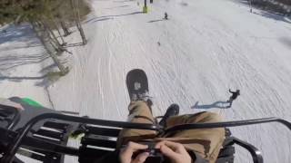 People Falling Off Ski Lifts Compilation Part 1