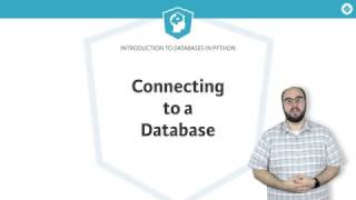 SQLAlchemy: Connecting to a database