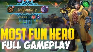 Mobile Legends Roger FULL GAMEPLAY - This Hero is HELLA FUN!