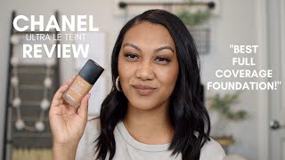 BEST FULL COVERAGE FOUNDATION | CHANEL ULTRA LE TEINT ULTRAWEAR FOUNDATION REVIEW