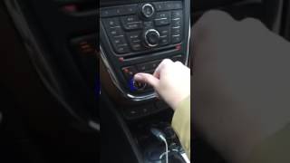 как отключается обогрев сидений Opel Mokka/Astra J/CRUZ