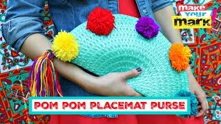Pom-Pom Placemat Purse