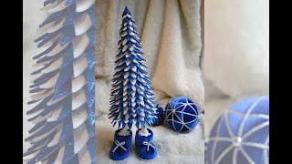 Забавная елка из фоамирана / Funny tree from foamiran