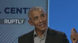 Obama urges wealthy countries to work harder against climate change at COP26