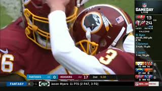 Washington Redskins vs Carolina Panthers 1st half highlights, Smith Peterson Newton