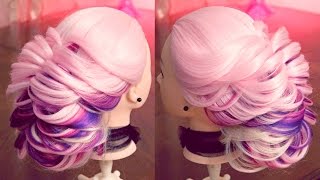 Объёмная причёска из плетения | Авторские причёски | Лена Роговая | Hairstyles by REM | Copyright ©