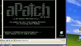 Активация Windows XP