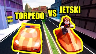 JETSKI vs TORPEDO |  WHICH ONE IS FASTER??? | Roblox Jailbreak Update w/KreekCraft