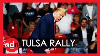 Trump Rally in Tulsa Fails to Draw Expected Crowds Amid Coronavirus Fears
