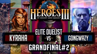 Герои 3 JO Duel Final Kyraha vs Gongwazy Elite Duelist HotA game #2