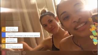 periscope 3 kız duşta birbiri ile sevişiyorlar